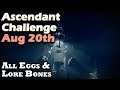 Destiny 2 - Ascendant Challenge 20th - Shattered Ruins - Corrupted Eggs & Lore Bones