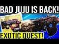 Destiny 2. BAD JUJU EXOTIC QUEST!! Bad Juju Quest, Tribute Hall, Ascendant Leviathan, New Play Area