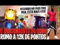 FREE FIRE MAX AO VIVO - 🔴 PEGANDO 12K DE PONTOS, DESAFIANTE TOP REGIONAL; RANKED SOLO MOBILE!