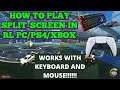How to play Split-screen using keyboard/controller in Rocket League on PC/XBOX/PS4/PS5