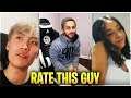 RiceGum Makes This Girl *RATE* Fortnite Streamers From 1-10