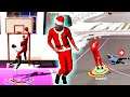 SANTA IN THE PARK! RAREST CONTACT DUNKS & ANKLE BREAKER ANIMATIONS! CHRISTMAS SPECIAL NBA 2K21