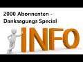 2000 Abonnenten - Danksagungs Special mit Ausblick! - Gaius Julius Caesar // Top 30 Youtuber