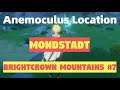 Anemoculus [#320] Location Mondstadt: Brightcrown Mountains #7 - Genshin Impact