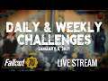 Fallout 76 Daily & Weekly Challenges Live Stream - January 5, 2021