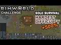 Hardest difficulty possible challenge❗ How long can survive one rich explorer - Rimworld challenges
