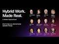Hybrid Work. Made Real. A Webex Special Event.