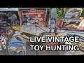 Live Vintage Toy Hunting - Buying a Childhood Collection - Star Wars, Transformers, GI Joe Haul