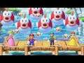 Mario Party 10 - Cheep Cheep Leap - Peach vs Mario vs Luigi vs Daisy