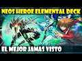 NEOS + HEROE ELEMENTAL/ELEMENTAL HERO DECK | LA MEJOR VERSION VISTA, POR FIN FUNCIONA! - DUEL LINKS