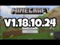 NEW MINECRAFT PE 1.18.10.24 BETA!!! Minecraft Bedrock Edition Update