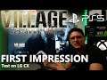 Resident Evil Village Demo - PS5 - 4K 60FPS - First Impression on LG CX