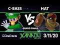 S@X 345 Grand Finals - hat (Sheik, Falcon, Falco) Vs. C-Bass [L] (Luigi) Smash Melee - SSBM