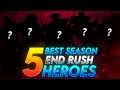 5 Best Season End Rush Heroes | Use These Heroes To Reach Mythic | Mobile Legends Bang Bang
