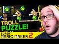 Amazing TROLL Style PUZZLE Level  in   Super Mario Maker 2!
