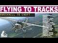 Fying To RaceTracks - Knockhill to Croft ! -  Xplane 11