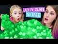 GIANT JELLY CUBE SLIME - How to Make 1 Gallon of Famous Instagram Slime DIY