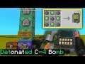 How to Craft a Detonated C-4 bomb 💣 in Minecraft using Command Blocks Trick!