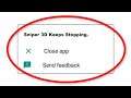 How To Fix Sniper 3D Keeps Stopping Error Android & Ios - Fix Sniper 3D App Not Open Problem