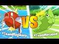 ¡LA BATALLA LEGENDARIA! 🏆 MAGIKARP VS METAPOD 🏆 Combate ONLINE en Pokémon LET'S GO Pikachu y Eevee
