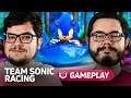 Team Sonic Racing acelera em nosso gameplay ao vivo!