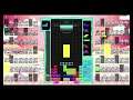Tetris 99 set up Triple T-Spins when there are only 16 players left.