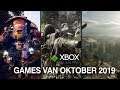 Xbox Oktober 2019 - Nieuwe game releases
