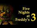 Five Nights at Freddy's 3 - Gameplay Español #1 - XBOX ONE - El masoquismo a tope
