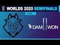 G2 Esports vs DAMWON Game 3 - Worlds 2020 Semifinals Day 5 - G2 vs DWG G3