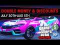 GTA Online Double Money and Discounts This Week (GTA 5 Event Week) July 30th - Aug 11th
