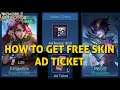 HOW TO GET FREE SKIN ESMERALDA DYRROTH AD TICKET MOBILE LEGENDS BANG BANG