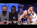 📺 Kerr: Stephen Curry “so willing to get the ball out of his hands”; Wiggins: “he sees everything”