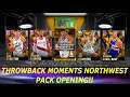 NEW THROWBACK MOMENTS NORTHWEST PACK OPENING! ARE THESE PACKS WORTH OPENING IN NBA 2K21 MY TEAM??