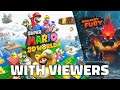 Super Mario 3D World + Bowsers Fury (Swich) - Online Co-op With Viewers (Road To 2k Subs