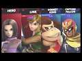 Super Smash Bros Ultimate Amiibo Fights   Request #6108 Hero & Link vs Donkey Kong & Falcon