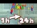 24 HOURS in Super Mario 64's Tick Tock Clock [24 hour Super Mario 64 Speedrun Progress]