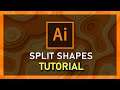 Adobe Illustrator - How To Split Shapes