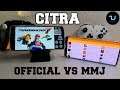 Citra Official vs MMJ Mod version Gaming comparison!Fastest 3DS emulators!Snapdragon 865/720G