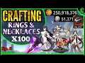 Gear Crafting X100 (Rings & Necklaces) Epic Seven