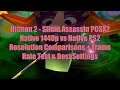 Hitman 2 - Silent Assassin PCSX2 Native 1440p vs Native PS2 Resolution Comparisons + Frame Rate Test