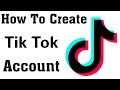 How to Create Tik Tok Account in Android & ios || Create Tiktok Account 2020 latest update
