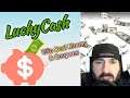 LUCKYCASH Earn Make Cash Rewards Gift Cards Paypal App / Game Online 2023 Review Youtube YT Video