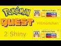 Pokemon Quest Mew vs 2 Shiny Hitmonchan