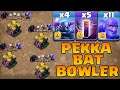 Th14 PeBoBat Attack Strategy 2021 !! 4 Pekka + 5 Bat + 11 Bowler Th14 Attack Strategy Clash Of Clans