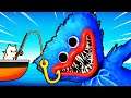 Catching HUGGY WUGGY SHARK (Cat Goes Fishing)