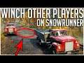 How to WINCH OTHER PLAYERS in Coop on SnowRunner!