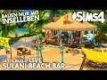 Let's Build LIVE: Sulani Beach Bar | Nur mit Die Sims 4 Inselleben bauen