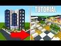 Minecraft Tutorial: How To Make A Modern Hotel Part 2 Pool And Bar