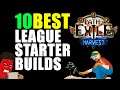 PATH OF EXILE HARVEST: 10 BEST LEAGUE STARTER BUILDS by Angry Roleplayer