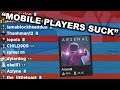 PEOPLE ARE MAD AT MOBILE PLAYERS... | ARSENAL ROBLOX